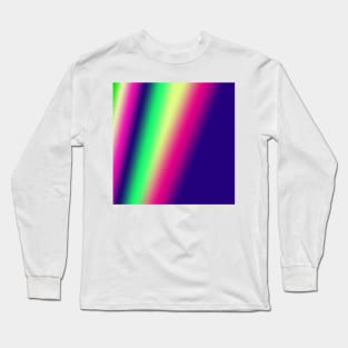 red blue green abstract texture pattern Long Sleeve T-Shirt